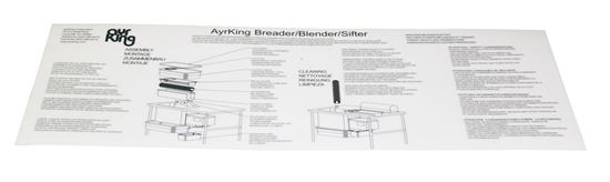 Picture of Instruction label, B121