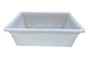 Picture of White plastic tub with holes, 5004526-071